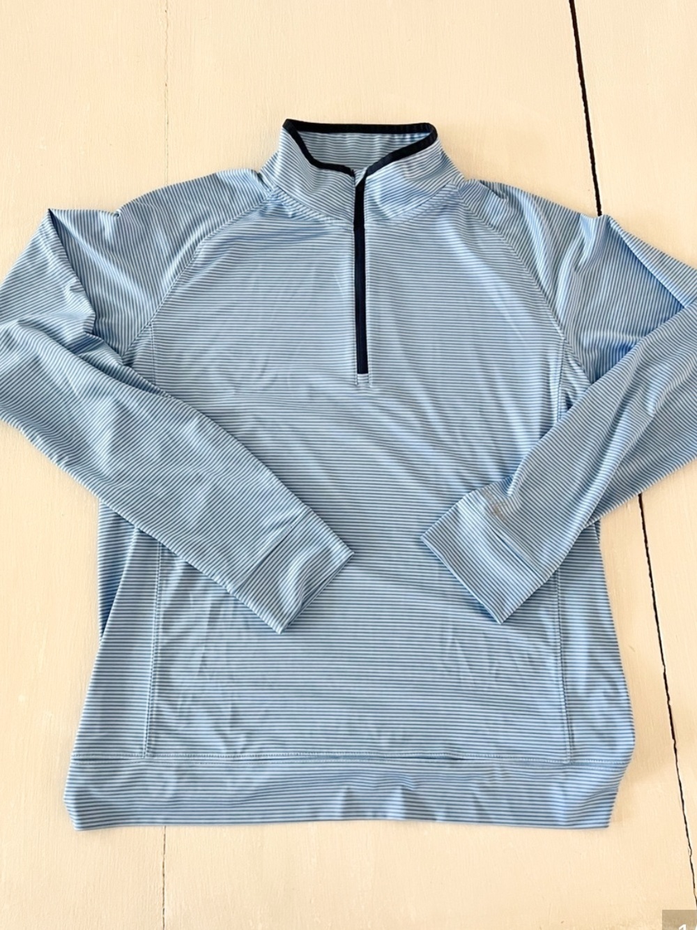 Walter Hagen Champion Golf Quarter Zip Pullover Blue Performance Athletic Mens S